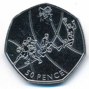 Great Britain, 50 pence, 2011