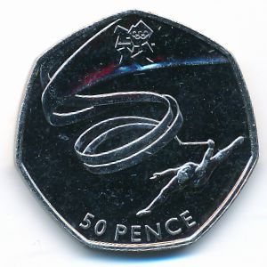 Great Britain, 50 pence, 2011