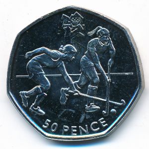 Great Britain, 50 pence, 2011