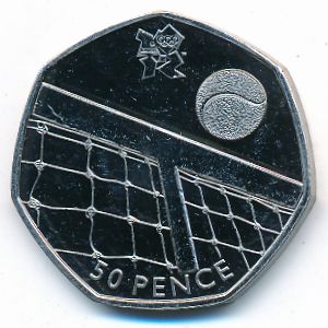 Great Britain, 50 pence, 2011