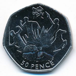 Great Britain, 50 pence, 2011