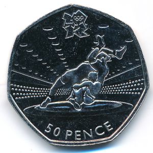 Great Britain, 50 pence, 2011