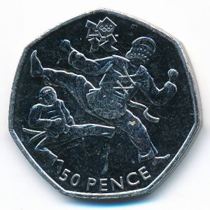 Great Britain, 50 pence, 2011