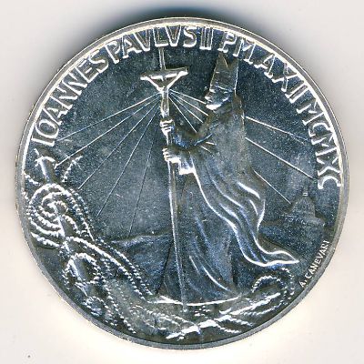 Vatican City, 1000 lire, 1990