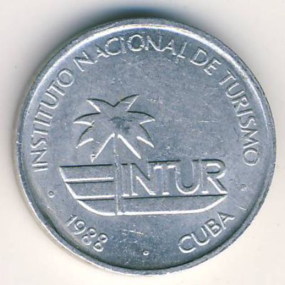 Cuba, 1 centavo, 1988