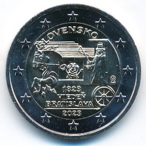 Словакия, 2 евро (2023 г.)