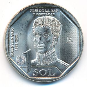 Перу, 1 соль (2023 г.)