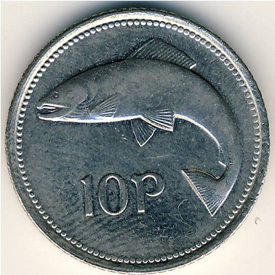 Ireland, 10 pence, 1993–2000