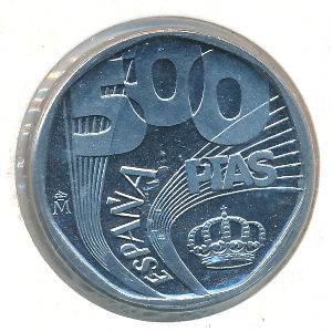 Испания, 500 песет (1987 г.)