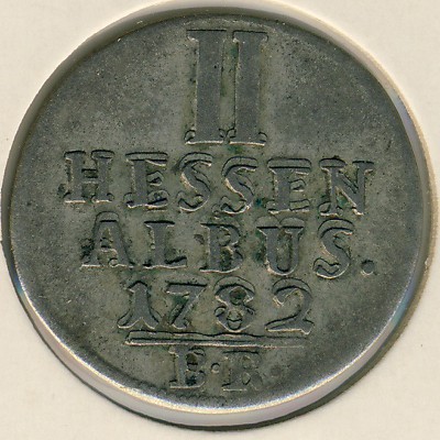 Hesse-Cassel, 2 albus, 1768–1783