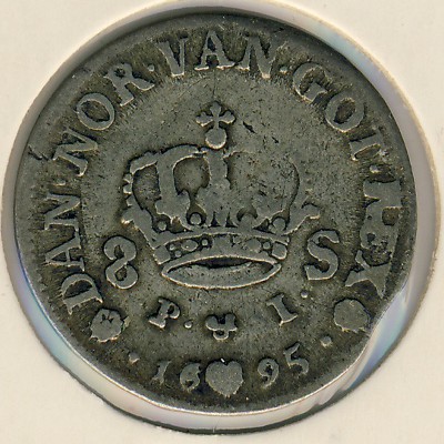 Denmark, 8 skilling, 1695