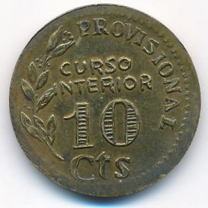 Испания, 10 сенитимо (1939 г.)