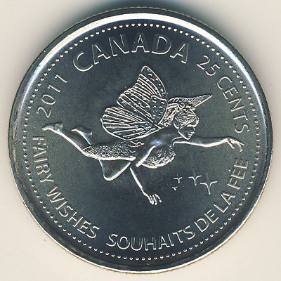 Canada, 25 cents, 2011