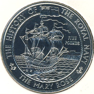 Alderney, 5 pounds, 2003