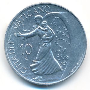Ватикан, 10 лир (1996 г.)