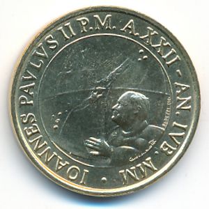 Ватикан, 20 лир (2000 г.)