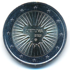 Lithuania, 2 euro, 2025