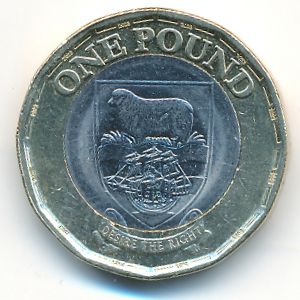 Falkland Islands, 1 pound, 2023