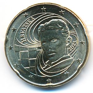 Хорватия, 20 евроцентов (2023 г.)