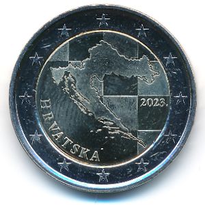 Хорватия, 2 евро (2023 г.)