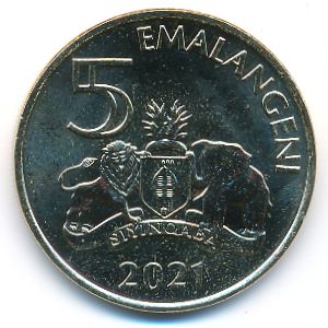 Эсватини, 5 эмалангени (2021 г.)