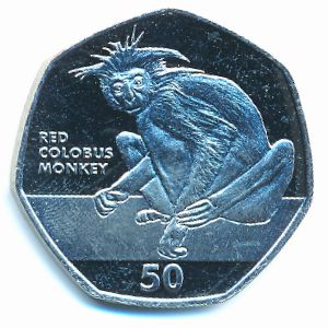 Гибралтар, 50 пенсов (2018 г.)