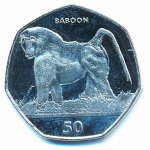 Гибралтар, 50 пенсов (2018 г.)