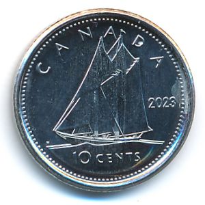 Canada, 10 центов, 