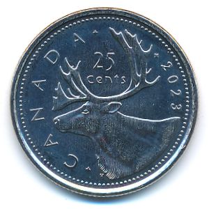 Canada, 25 центов, 