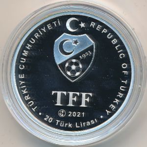 Turkey, 20 lira, 2021 Turkey, 20 lira, 2021