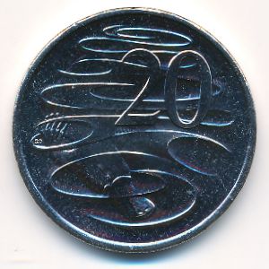 Австралия, 20 центов (2024 г.)