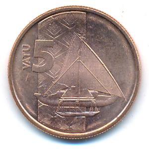 Vanuatu, 5 вату, 