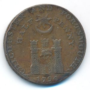 Great Britain, 1/2 пенни, 