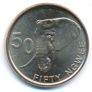 Zambia, 50 ngwee, 2024