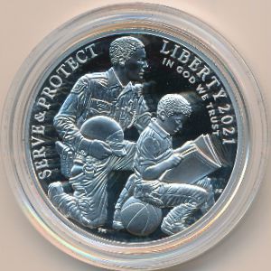 США, 1 доллар (2021 г.)