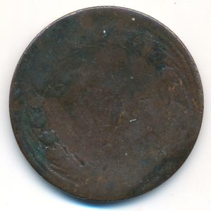 British West Indies, 1 цент, 