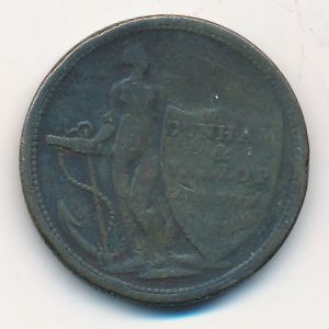 Great Britain, 1/2 пенни, 