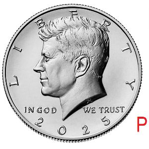 США, 1/2 доллара (2025 г.)