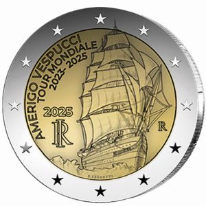 Italy, 2 euro, 2025 Italy, 2 euro, 2025