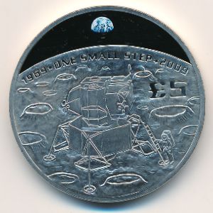 Guernsey, 5 фунтов, 