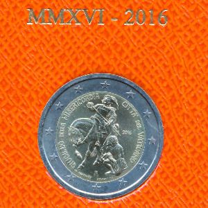 Ватикан, 2 евро (2016 г.)