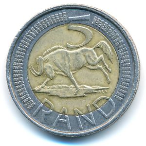 South Africa, 5 рэндов, 