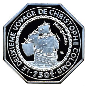 Остров Мари-Галант., 750 франков (2025 г.)