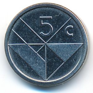 Aruba, 5 центов, 