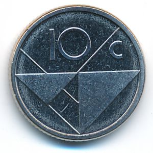 Aruba, 10 центов, 