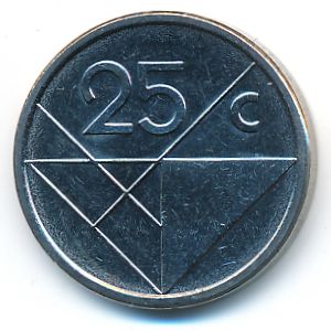 Aruba, 25 центов, 
