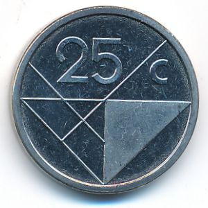 Aruba, 25 центов, 