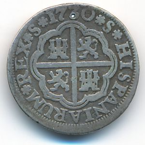 Испания, 1 реал (1730 г.)