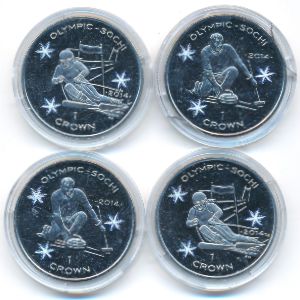 Остров Мэн, Набор монет (2014 г.)