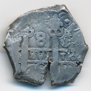 Боливия, 8 реалов ( г.)